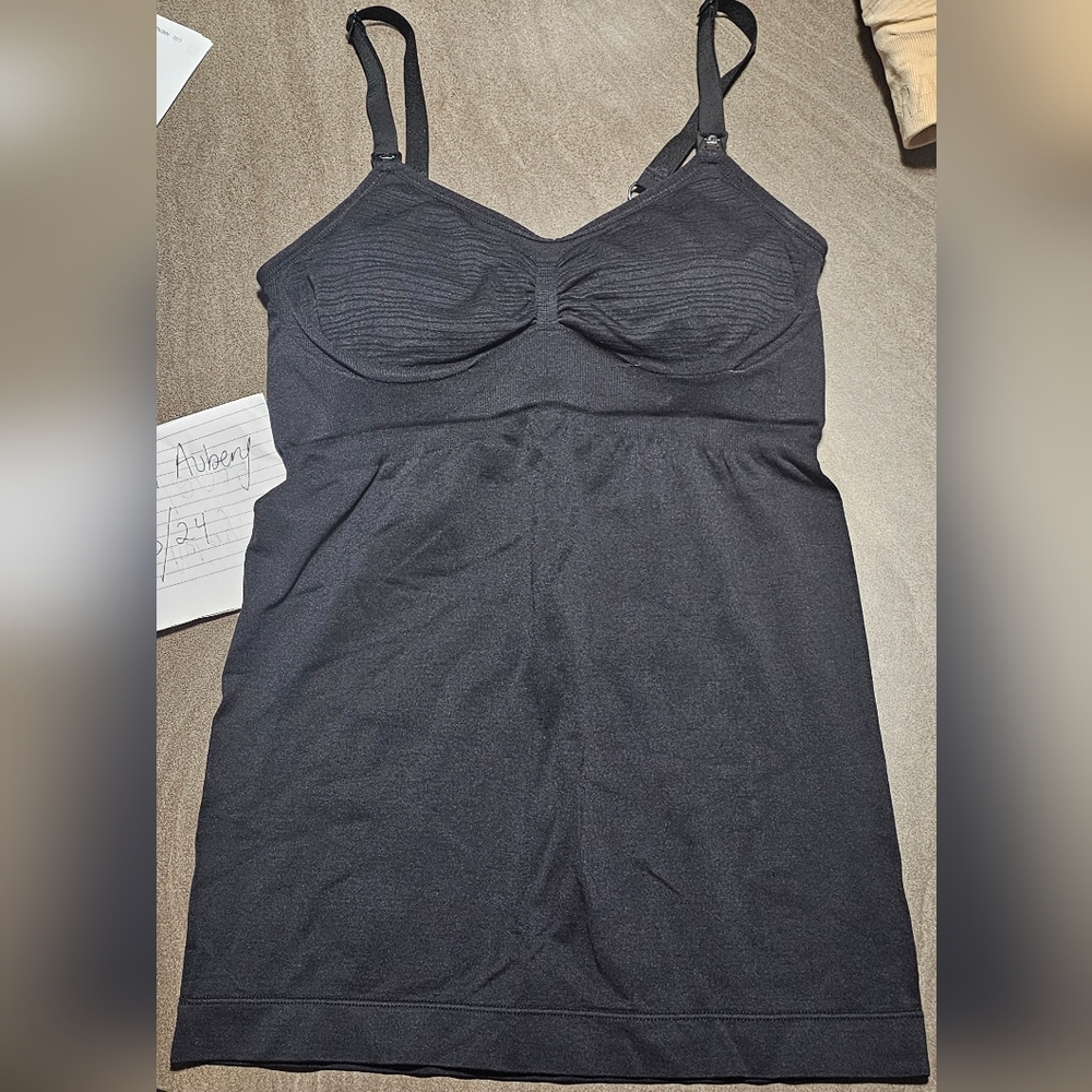 Kindred Bravely Sublime Pumping Nursing Tank Regular (B-D) Small Black